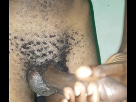 Kenyan bbc wank before going to bed