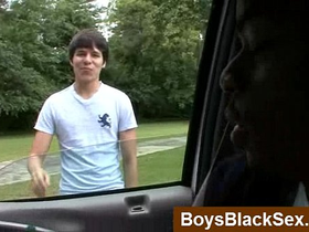 Blacks on boys - interracial gay porno movie08